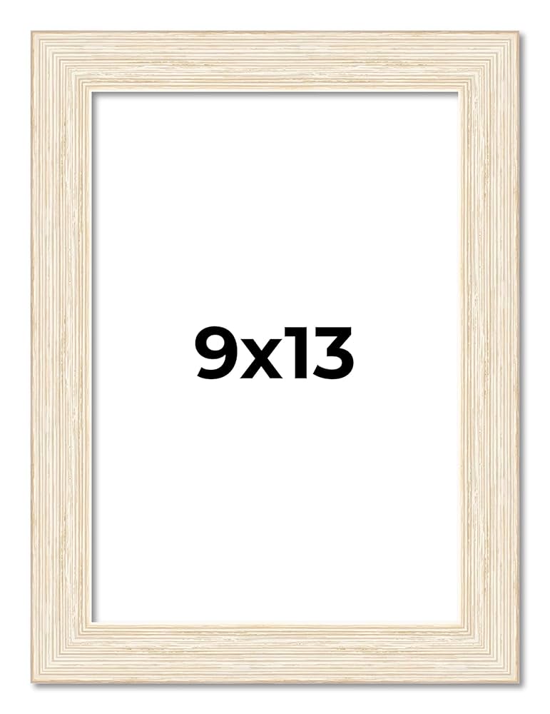 Amazon.co.jp: 9 X 13 Distressed / AgedホワイトWashed木製写真